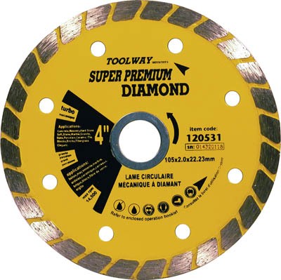 Blade 4in Hot Pressed Turbo Diamond