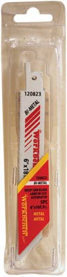 Reciprocating Saw Blade 6in x 19mm 18T Bi-Metal Heavy Duty 5/pkg