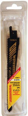 Reciprocating Saw Blade 6in x 22mm 6T Bi-Metal Super Heavy Duty 5/pkg