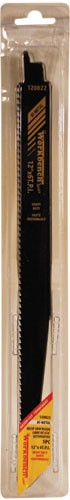 Reciprocating Saw Blade 12in x 22mm 6T Bi-Metal Super Heavy Duty 5/pkg