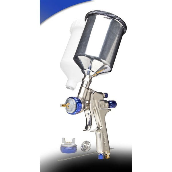HVLP Paint Gun w/3 tips Metal Cup