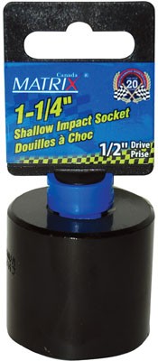 Socket 1 1/4 x 1/2in Dr. (Shallow Impact)