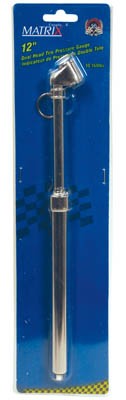 12" Tire Gauge - Dual Foot 10-160LB