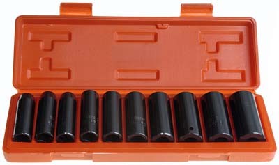 Socket Set 11pc 1/2in Dr. (Deep Impact) Metric