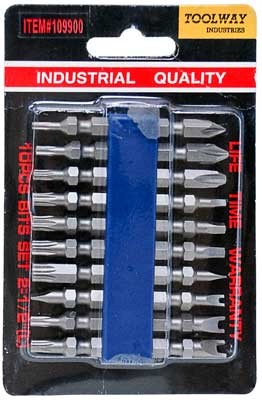 Double Ended Bit 10/pkg Set