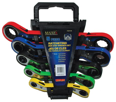 Ratchet Wrench Box End 5pc SAE