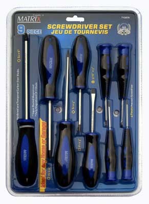 Screwdriver 9pc Set