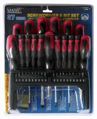 Screwdriver & Bits 37pc Set