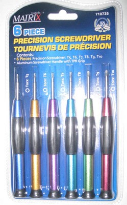 6 pc Prec. S.D Torx