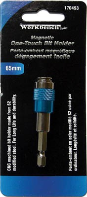 Magnetic One-Touch Bit Holder