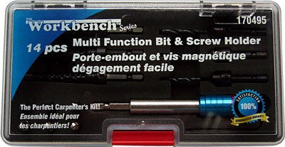 Multi Function Bit & Screw Holder 14pc Set