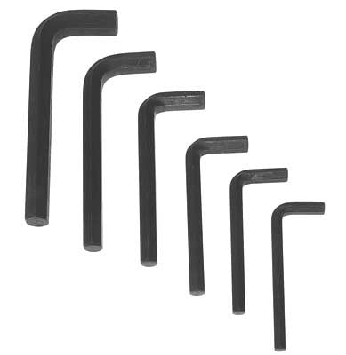 6 pc Jumbo Hex Key Set - Metric