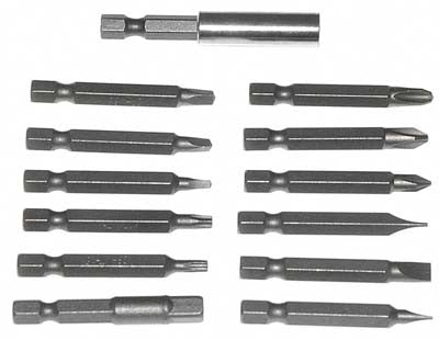 Driver Bits & Magnetic Holder 13pc Set