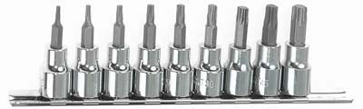 Socket Torx Bits 3/8in Dr. 10pc Set
