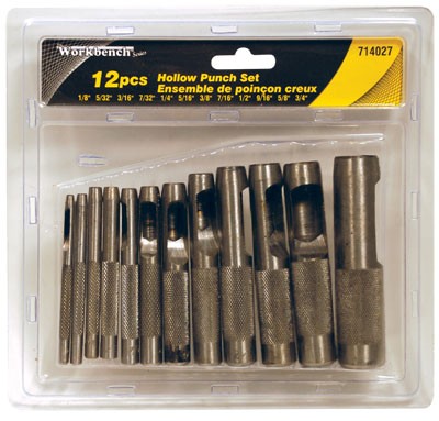 12 pc Hollow Punch Set