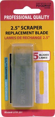 Scraper Blades Razor 2.5in 5 pc