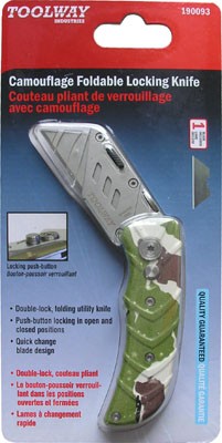 Utility Knife HD Foldable Locking Camouflage