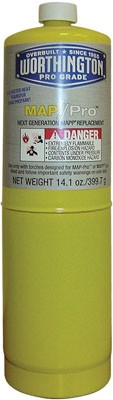 HAZ Mapp-Gas Cylinder 14.1oz BZMG9 Eco-G1