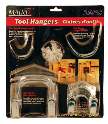 Tool Hangers 10/Pkg