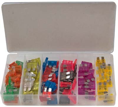 120 pc Auto Plug-In Fuses