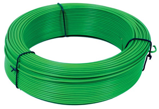 Tie Wire 16G 3-1/2 lb Rolls- Green PVC Coated