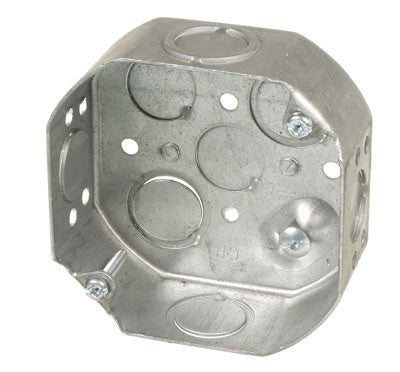 (54151K) 4" Octogon Box w/knock outs