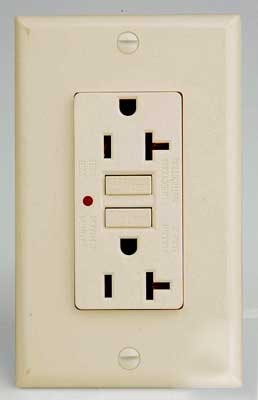 GFCI,20A, Ivory - T/P