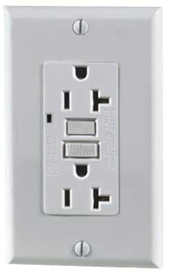GFCI,15A, White