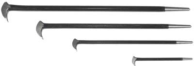 4 pc Pry Bar Set - Point Head & Heel Base