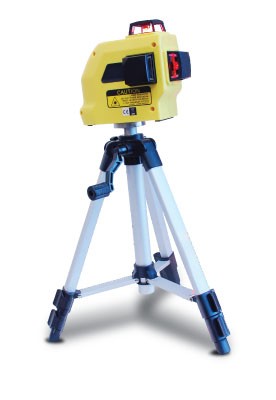 3D Leveling Laser vertical and horizontal line at 90° angles