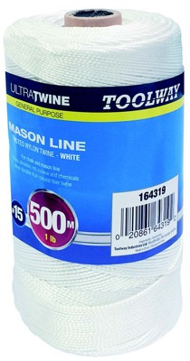MASON LINE WHITE NYLON 1LB  500M