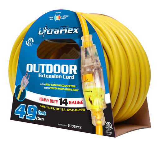 Ext Cord 15m SJTW 14/3 1-Outlet