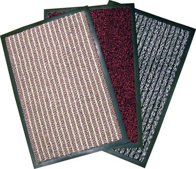 Carpet Mat Tweed 36in x 60in Red & Black