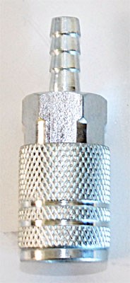 Quick Coupler Steel 1/4" x 1/4" Hose Barb