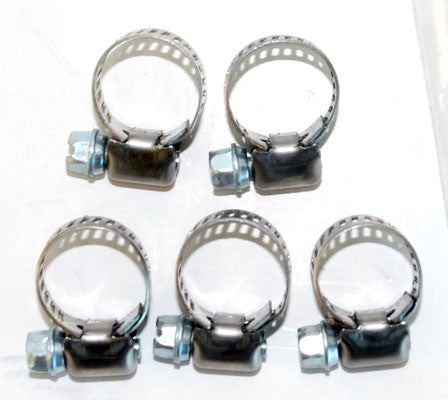 5pc Hose Clamps 5/16" -1/4"