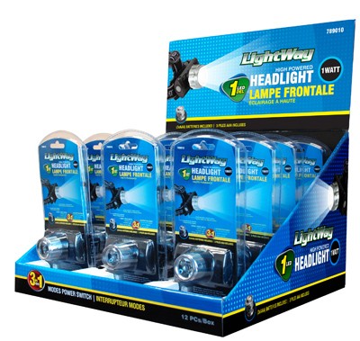 1W LED Headlight, 4 Mode