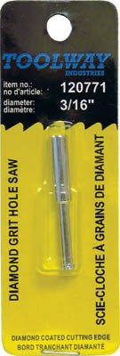 Hole Saw Blade 3/16in Diamond Grit