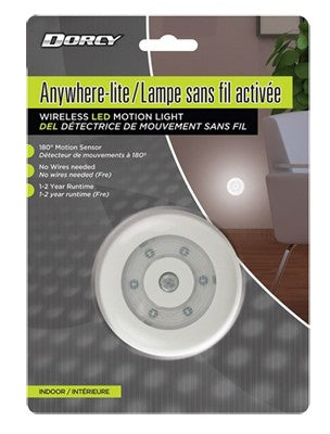 LED Motion Sensor Light 6 LED 2 AA battery
