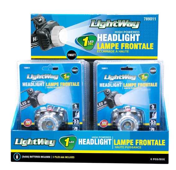 1W LED Headlight