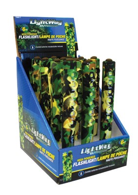 6-LED Pen Flashlight, Camo Colour