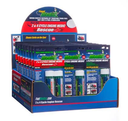 36pc Carburetetor Medic, Small Engine Repair Counter Dispay
