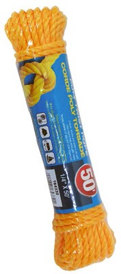 POLY TWIST ROPE 3/16in x 50ft