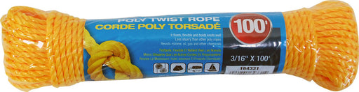 POLY TWIST ROPE 1/4in x 100ft