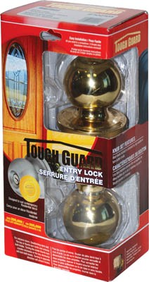 Door Lock Entry Residential Polished Brass
