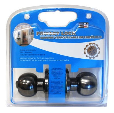 Door Lock Privacy Pewter