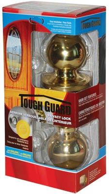 Door Lock Privacy Residential Polished Brass