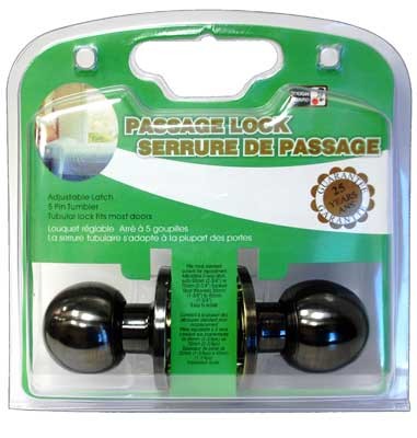 Door Lock Passage Pewter