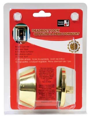 Door Lock Dead Bolt Single Cylinder Pewter