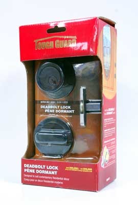 Door Lock Dead Bolt Single Cylinder Black