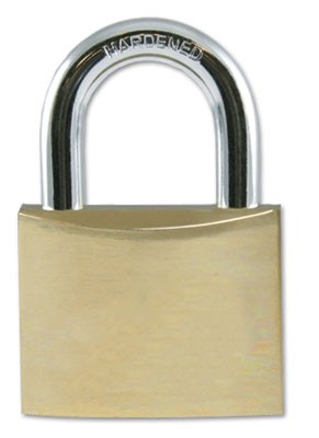 BRASS PADLOCK 1-1/2" 40mm KEYED ALIKE